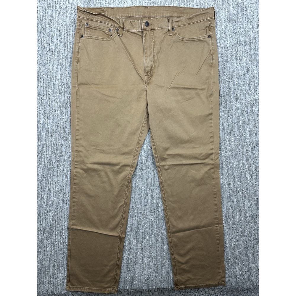 Levi's 541 Athletic Taper Pants Mens 40x36 (fits 41x35) Brown Tan Stretch Chino